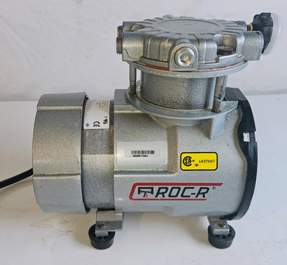 GAST ROA-P251-AA 1PHASE V115 AC 60HZ 1/8HP ROCKING PISTON VACUUM PUMP WATCHVIDEO