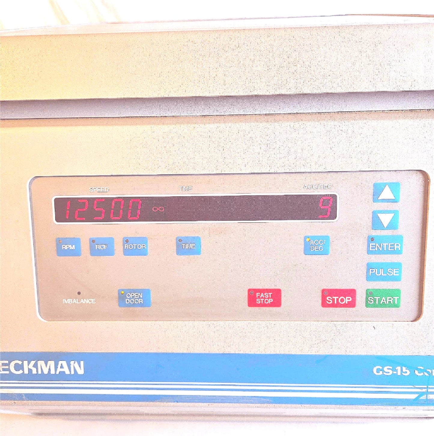 REFURBISHED 90-DAY-WARRANTY BECKMAN GS15 CENTRIFUGE with FH2402 ROTOR WATCHVIDEO
