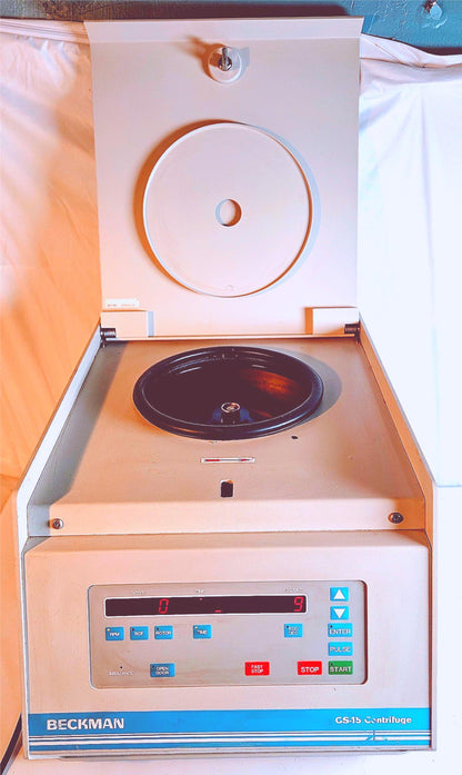 REFURBISHED 90-DAY-WARRANTY BECKMAN GS15 CENTRIFUGE with FH2402 ROTOR WATCHVIDEO