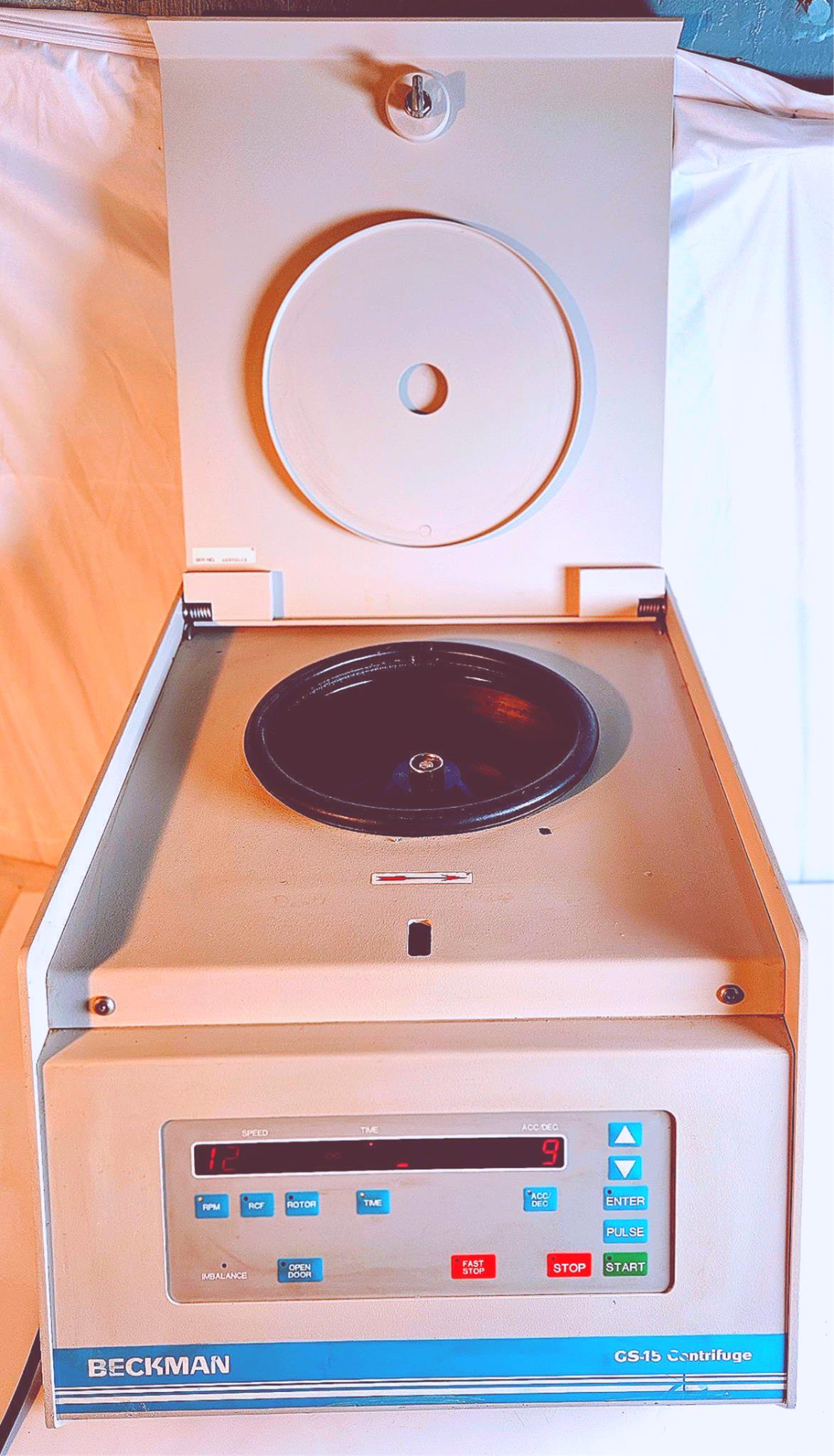 REFURBISHED 90-DAY-WARRANTY BECKMAN GS15 CENTRIFUGE with FH2402 ROTOR WATCHVIDEO