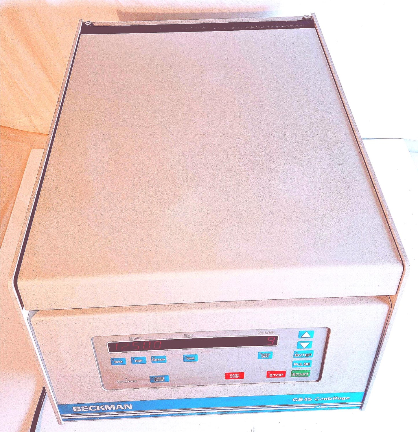 REFURBISHED 90-DAY-WARRANTY BECKMAN GS15 CENTRIFUGE with FH2402 ROTOR WATCHVIDEO