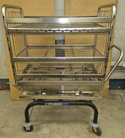 STERIS AMSCO ATLAS SERIES 400 MEDICAL INSTRUMENT GLASSWARE STERILIZATION CART