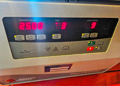 REFURBISHED BECKMAN COULTER ALLEGRA X-30 CENTRIFUGE & ROTOR WATCHVIDEO FREESHIP