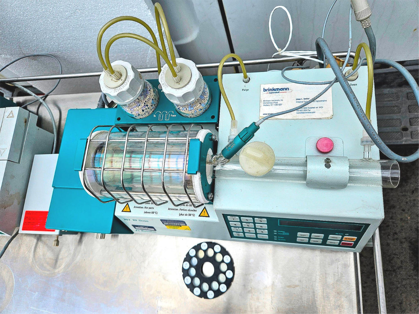 MEHTRON 831 KF COLOUMETER KEYBOARD 707 OVEN 703 RS 232 IC AMPEROMETRIC DETECTOR