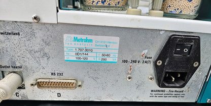 MEHTRON 831 KF COLOUMETER KEYBOARD 707 OVEN 703 RS 232 IC AMPEROMETRIC DETECTOR