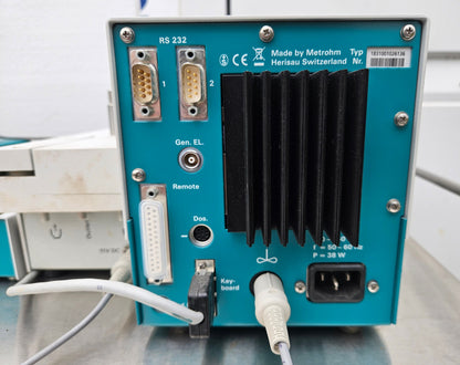 MEHTRON 831 KF COLOUMETER KEYBOARD 707 OVEN 703 RS 232 IC AMPEROMETRIC DETECTOR