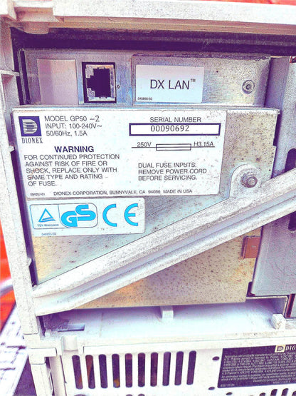 PERKIN ELMER 200 PELTIER TRAY ASSEMBLY LC AUTOSAMPLER COLUMN OVEN DIONEX GS50