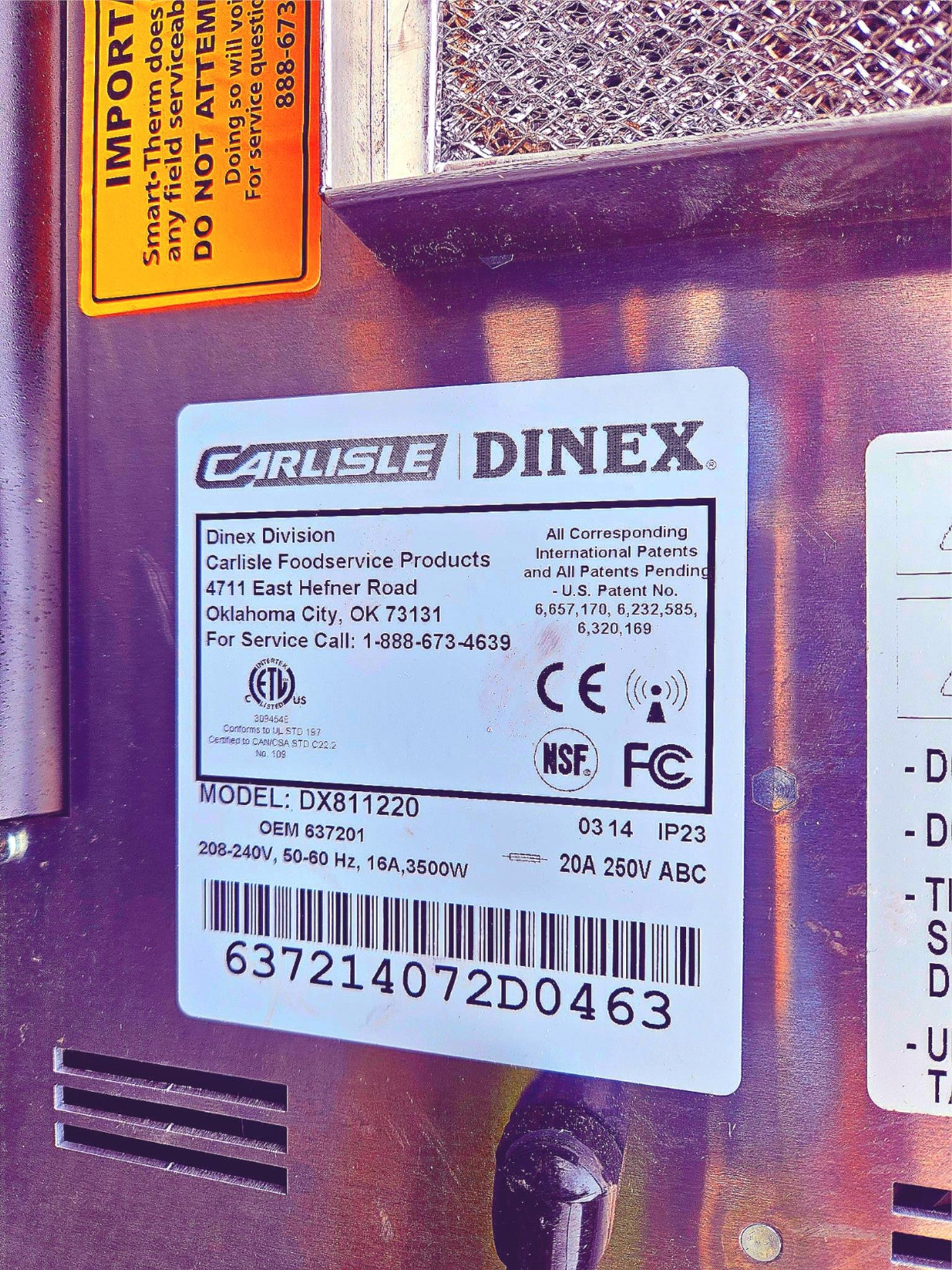 CARLISLE DINEX STS SMART THERM II INDUCTION WARMER w/ 2 CHARGER BASE WATCH VIDEO