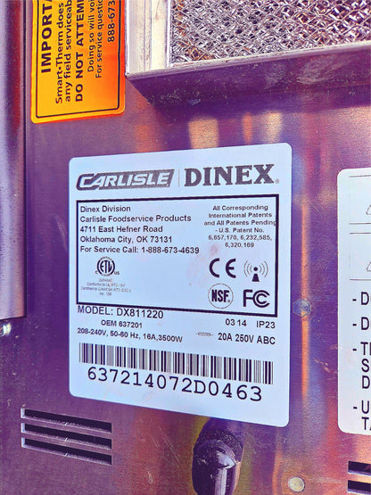 CARLISLE DINEX STS SMART THERM II INDUCTION WARMER w/ 2 CHARGER BASE WATCH VIDEO