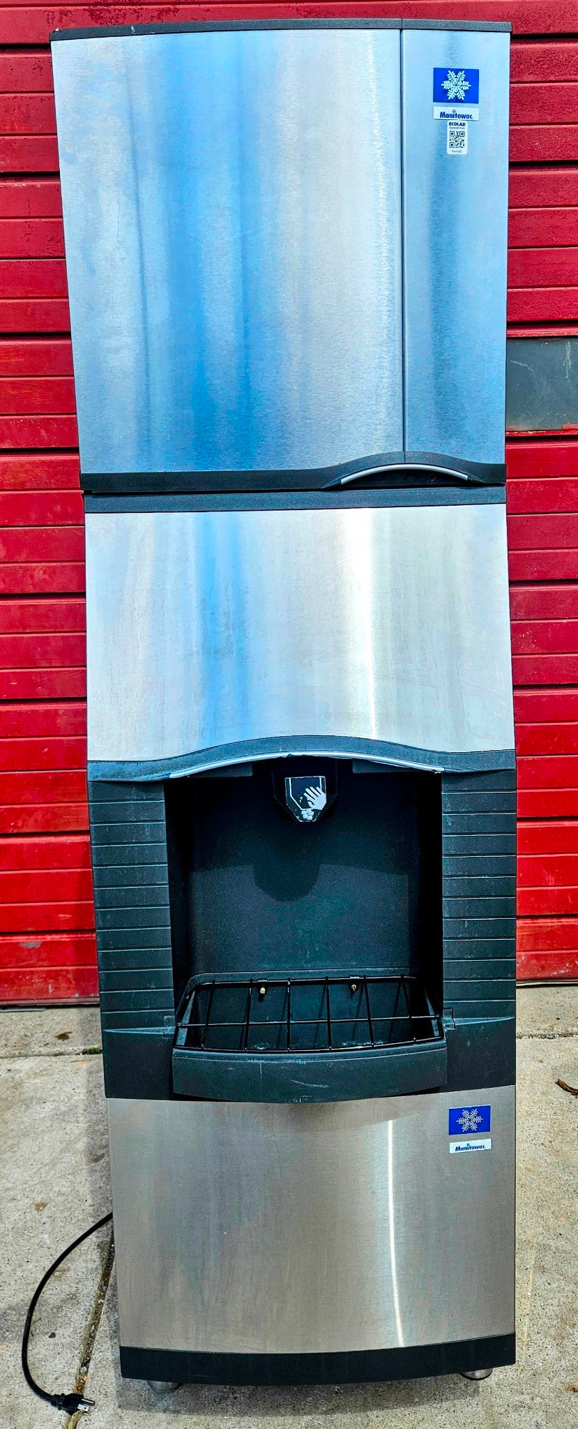 WARRANTY MANITOWOC® SPA160 & SY0324A AIR COOL 300lb ICE BIN & DISPENSER FREESHIP