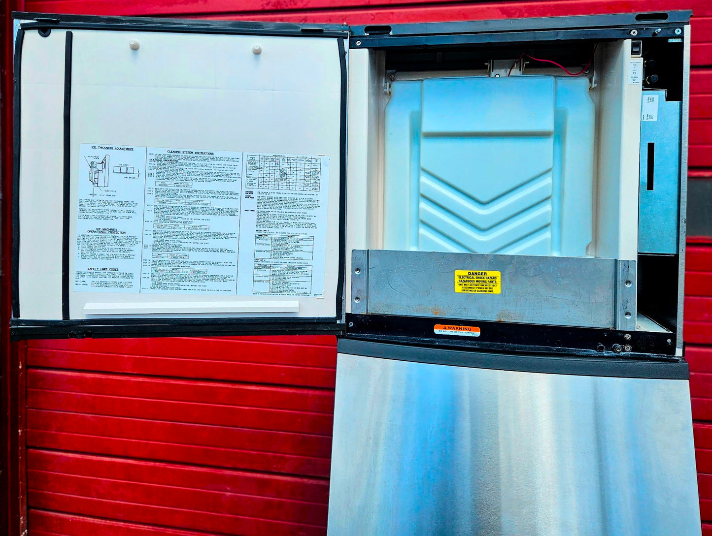 WARRANTY MANITOWOC® SPA160 & SY0324A AIR COOL 300lb ICE BIN & DISPENSER FREESHIP