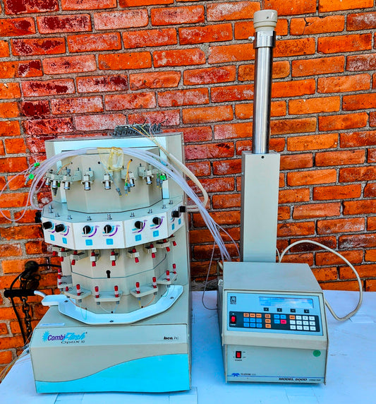 (Does Power On Fine) ISCO 500D SYRINGE PUMP with COMBIFLASH OPTIX 10 WATCH VIDEO