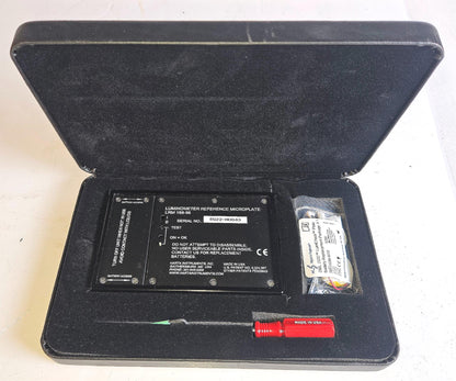 90DAYWARRANTY HARTA LRM 168-96 TRACEABLE 96WELL LUMINOMETER REFERENCE MICROPLATE