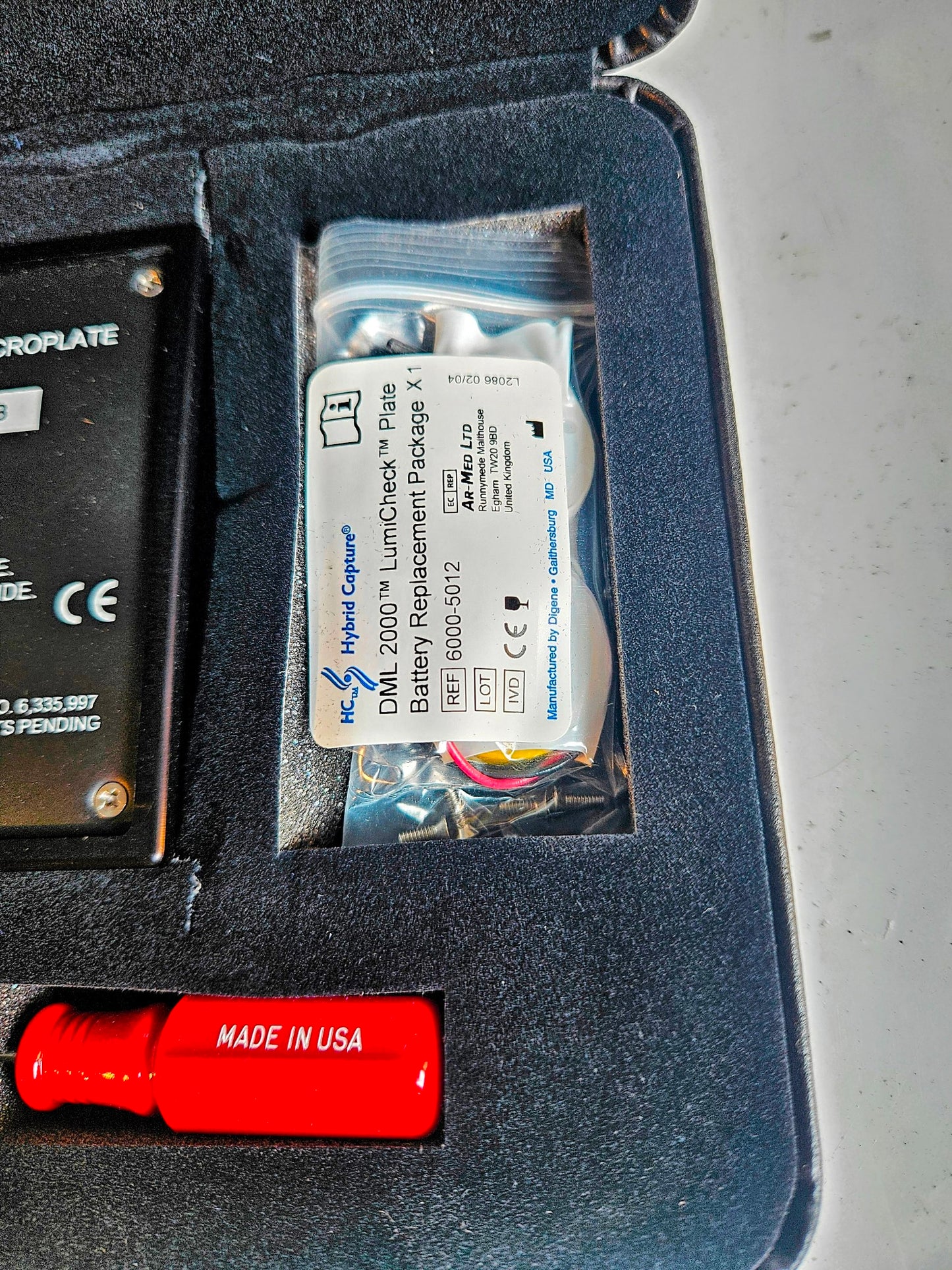 90DAYWARRANTY HARTA LRM 168-96 TRACEABLE 96WELL LUMINOMETER REFERENCE MICROPLATE