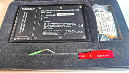 90DAYWARRANTY HARTA LRM 168-96 TRACEABLE 96WELL LUMINOMETER REFERENCE MICROPLATE