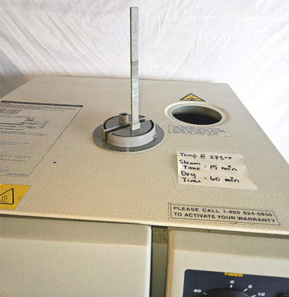 120-DAY-WARRANTY TUTTNAUER® 1730M AUTOCLAVE STEAM STERILIZER with TRAY FREE SHIP