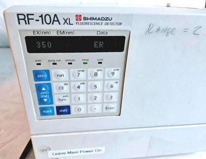 90-DAY-WARRANTY SHIMADZU RF-10A XL FLUORESCENCE DETECTOR FREE SHIPPING