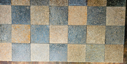 LOT OF 450 VINTAGE 8.5 x 8.5 & 11.5 x 3 INDUSTRIAL FLOOR TILES 325sqft FREE SHIP