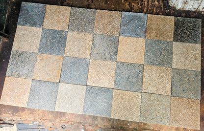 LOT OF 450 VINTAGE 8.5 x 8.5 & 11.5 x 3 INDUSTRIAL FLOOR TILES 325sqft FREE SHIP