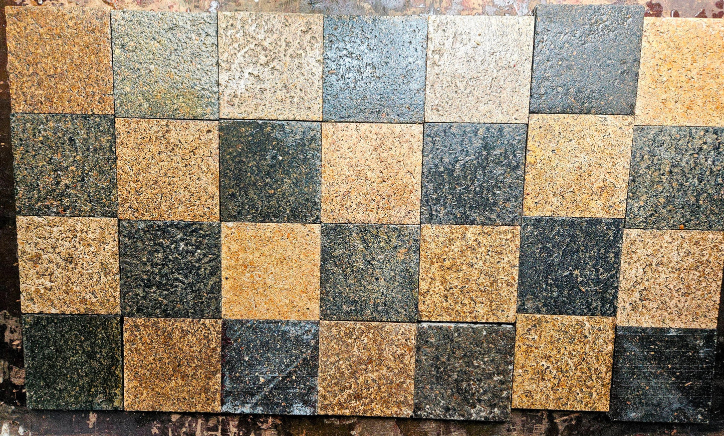 LOT OF 450 VINTAGE 8.5 x 8.5 & 11.5 x 3 INDUSTRIAL FLOOR TILES 325sqft FREE SHIP