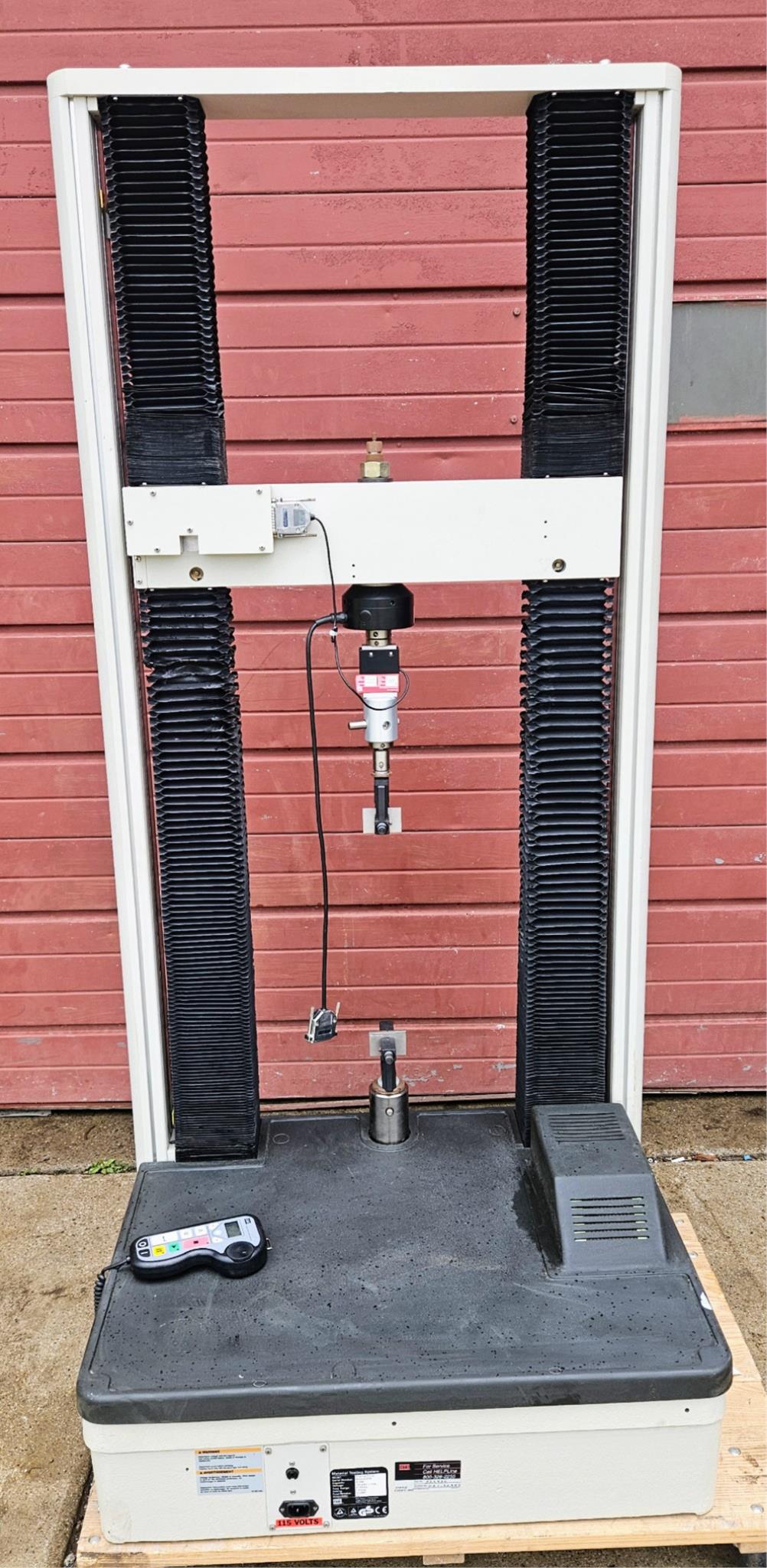 POWERS-ON MTS RT/30 ELITE CONTROL MATERIAL TESTING FIXTURES LOADCELL WATCH-VIDEO