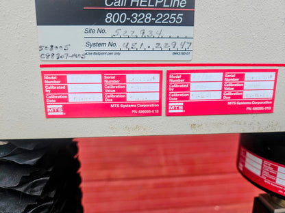POWERS-ON MTS RT/30 ELITE CONTROL MATERIAL TESTING FIXTURES LOADCELL WATCH-VIDEO