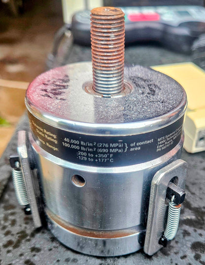 POWERS-ON MTS RT/30 ELITE CONTROL MATERIAL TESTING FIXTURES LOADCELL WATCH-VIDEO