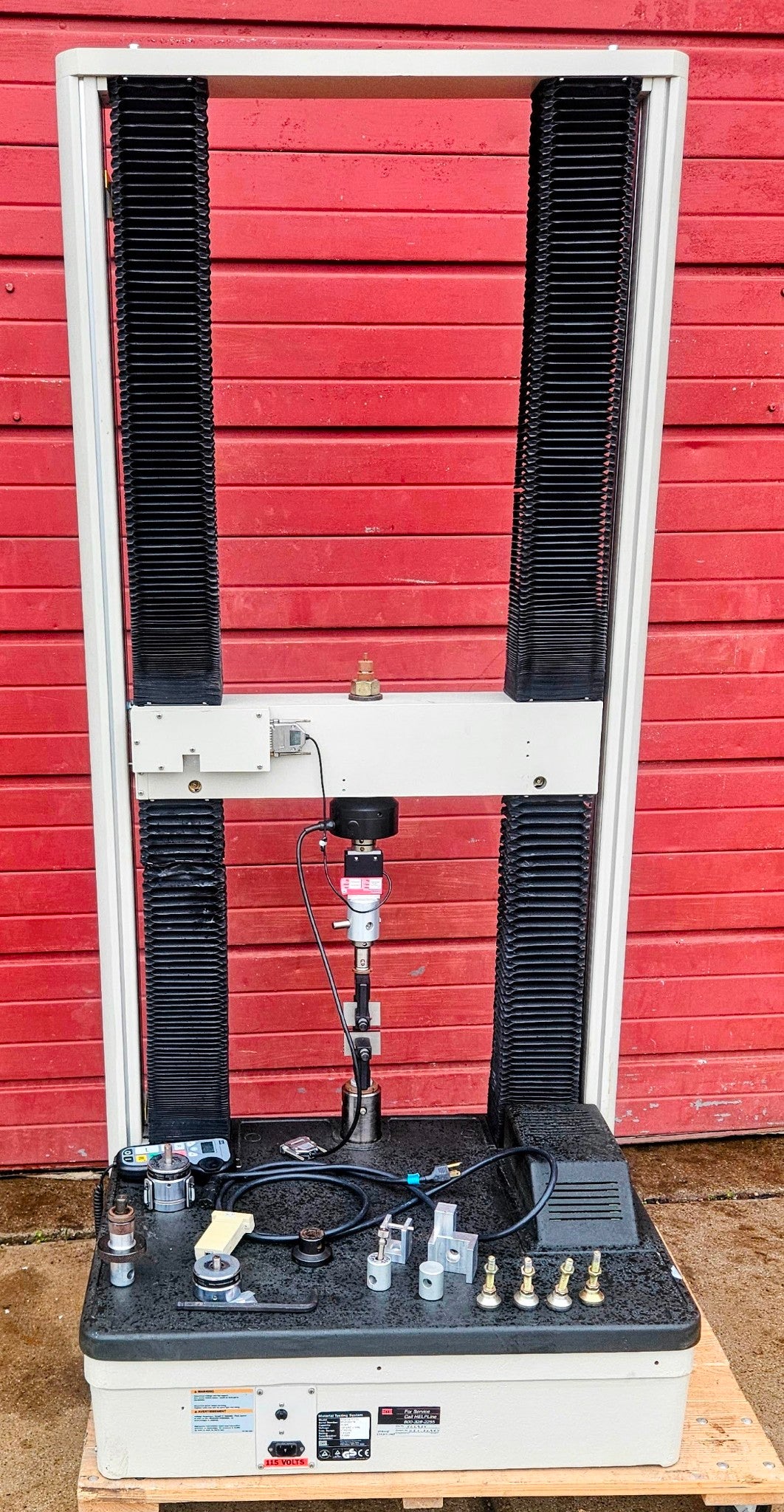 POWERS-ON MTS RT/30 ELITE CONTROL MATERIAL TESTING FIXTURES LOADCELL WATCH-VIDEO