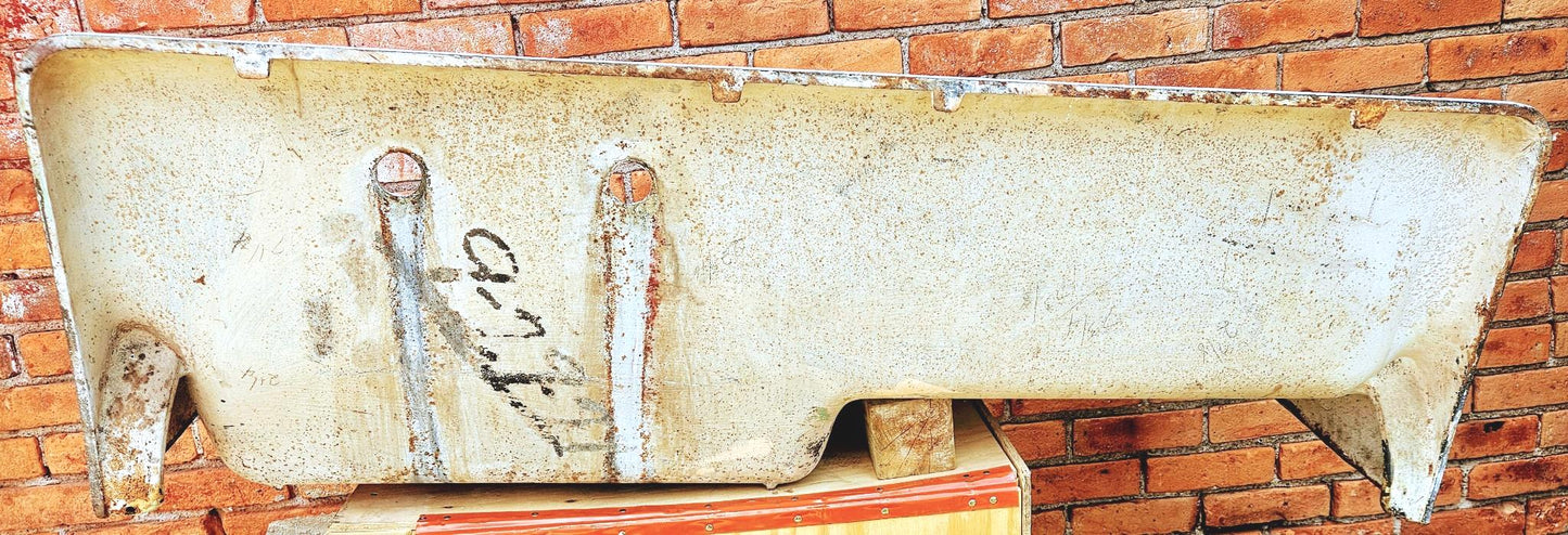 20's RECLAIMED 52"x42"x19" CAST IRON FARM PEG-LEG PEDESTAL FAUCET SINK FREE SHIP