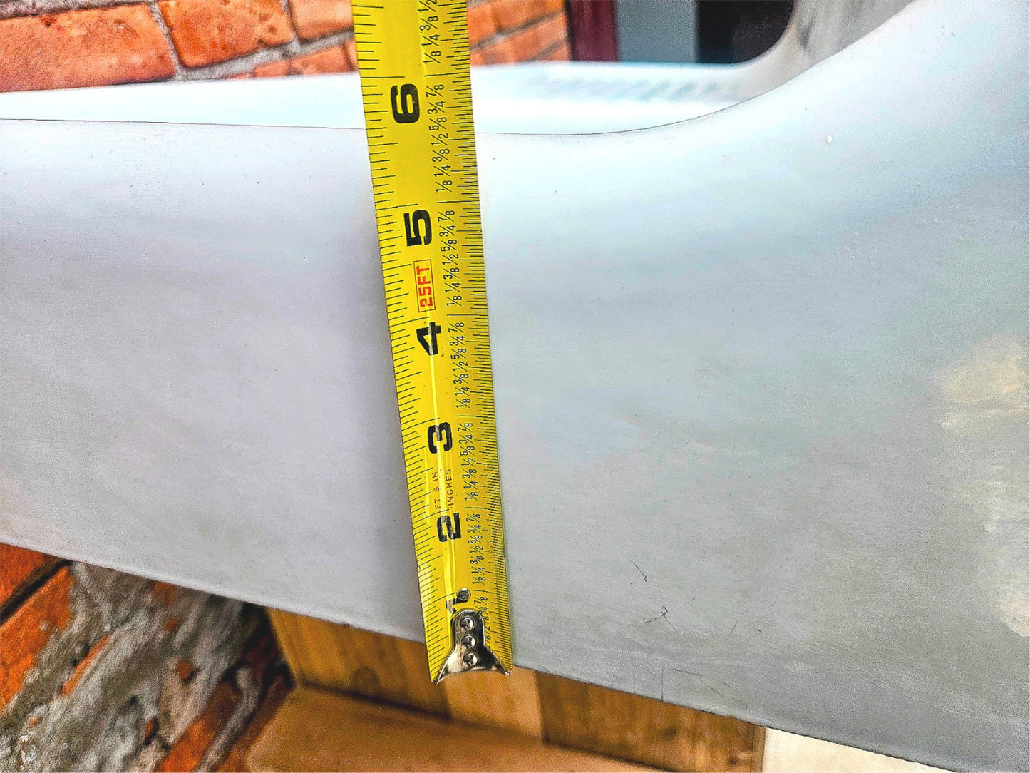 20's RECLAIMED 52"x42"x19" CAST IRON FARM PEG-LEG PEDESTAL FAUCET SINK FREE SHIP