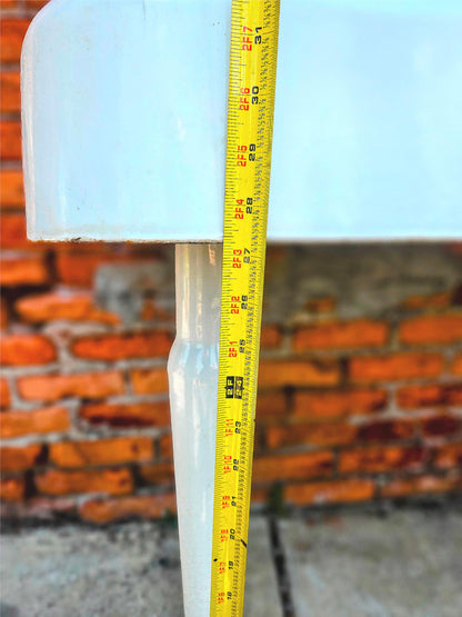 20's RECLAIMED 52"x42"x19" CAST IRON FARM PEG-LEG PEDESTAL FAUCET SINK FREE SHIP