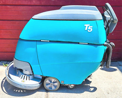 TENNANT T5 FAST WALKBEHIND BATTERY FLOOR SCRUBBER BUILT-IN CHARGER KEY FREESHIP