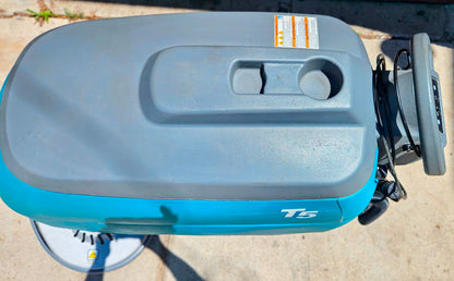 TENNANT T5 FAST WALKBEHIND BATTERY FLOOR SCRUBBER BUILT-IN CHARGER KEY FREESHIP