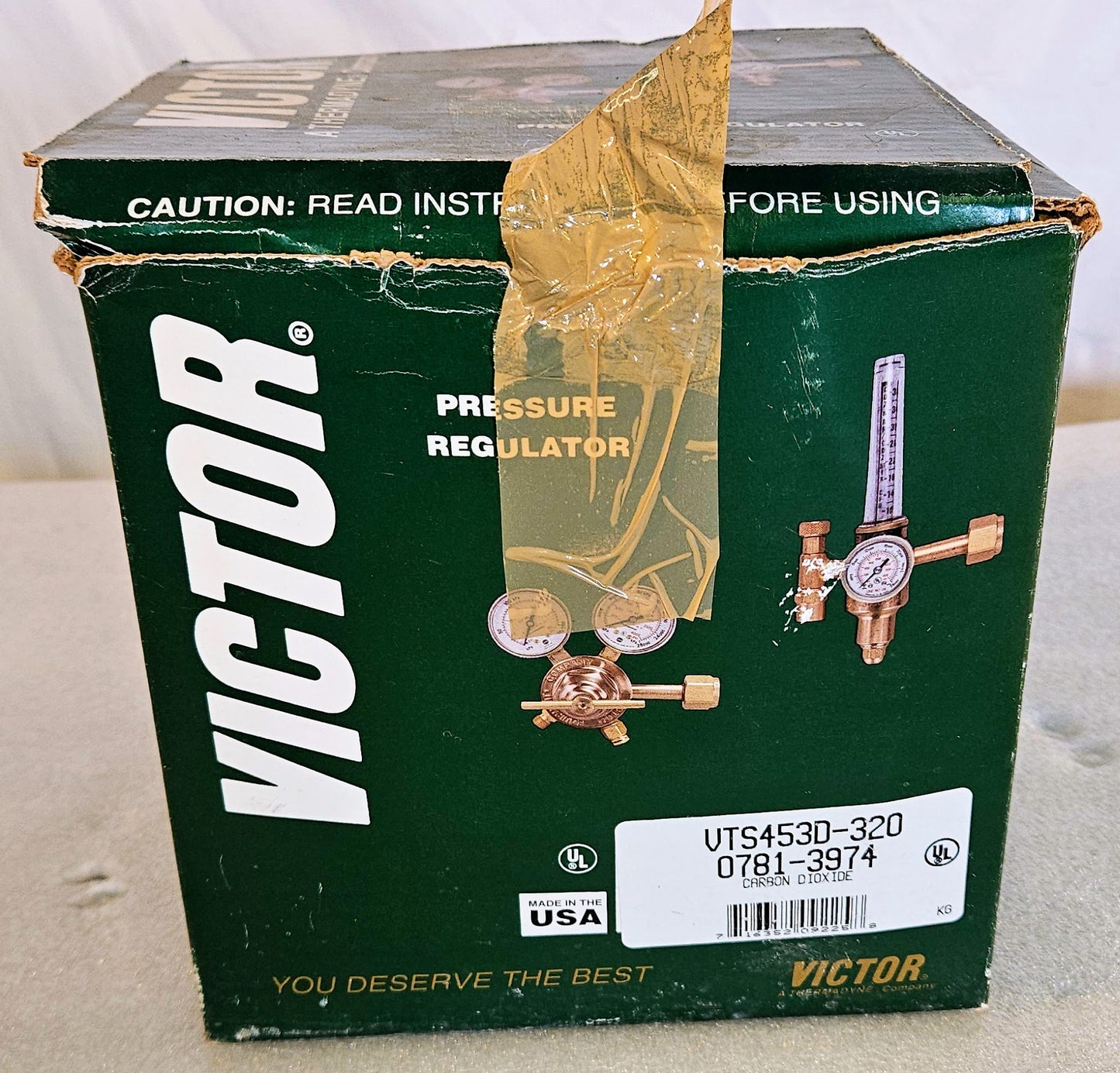 VICTOR® VTS 0781-3575-453D-320 CARBON MONOXIDE TWO STAGE PRESSURE REGULATOR