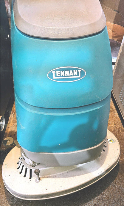 TENNANT T5 FAST WALKBEHIND BATTERY FLOOR SCRUBBER BUILT-IN CHARGER KEY FREESHIP
