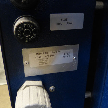 COLE PALMER TECHNE IF851 FLUIDIZED BATH 240V / 1PHASE 120-DAY-WARRANTY FREE SHIP