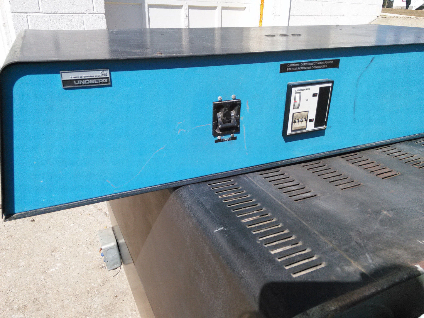 LINDBERG BLUE M Model TYPE 59554 1200C° BOX FURNACE therm® & 51668 CONSOLE