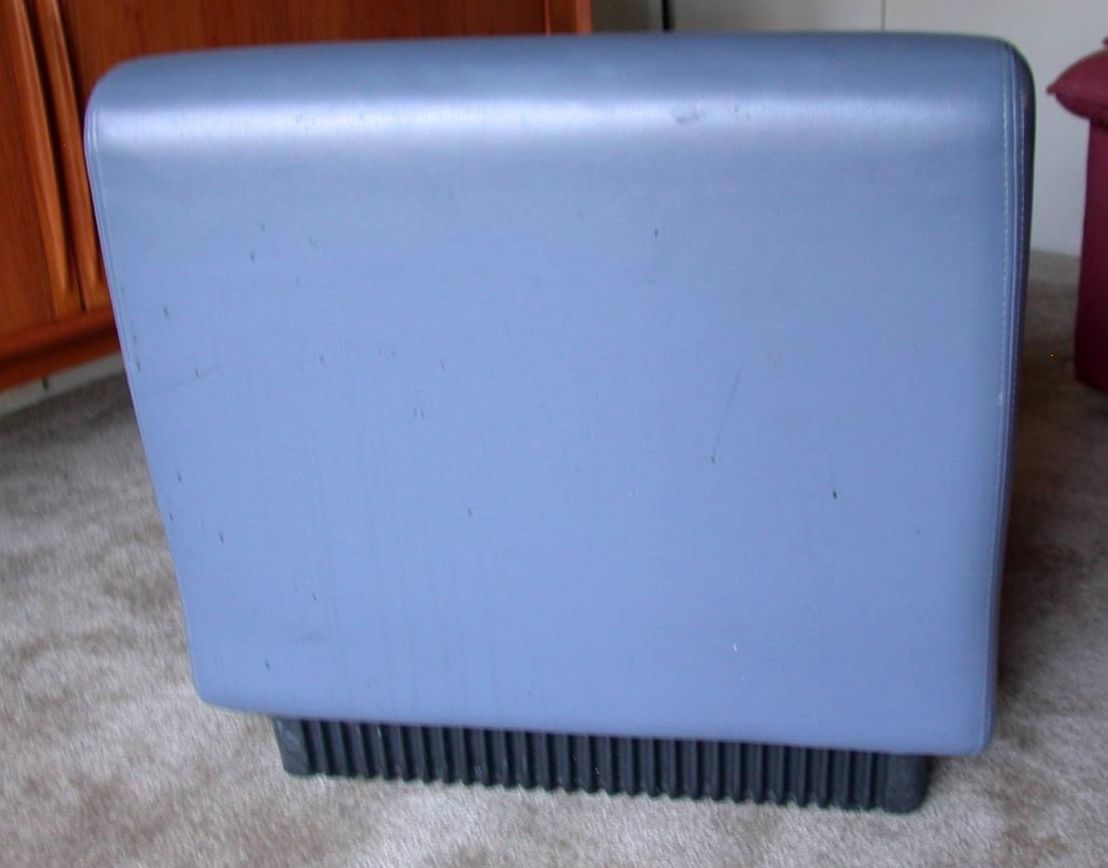 Rare Vintage HERMAN MILLER Modular SOFA by Don Chadwick 1970's Blue Vinyl