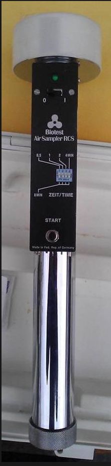 BIOTEST HYCON RCS HIGH FLOW MICROBIAL EMD MILLIPORE AIR SAMPLER AIRBORNE SAMPLER