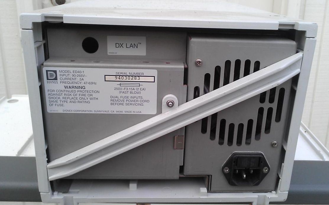 DIONEX ED40 ELECTROCHEMICAL DETECTOR MODEL ED401 (TA)