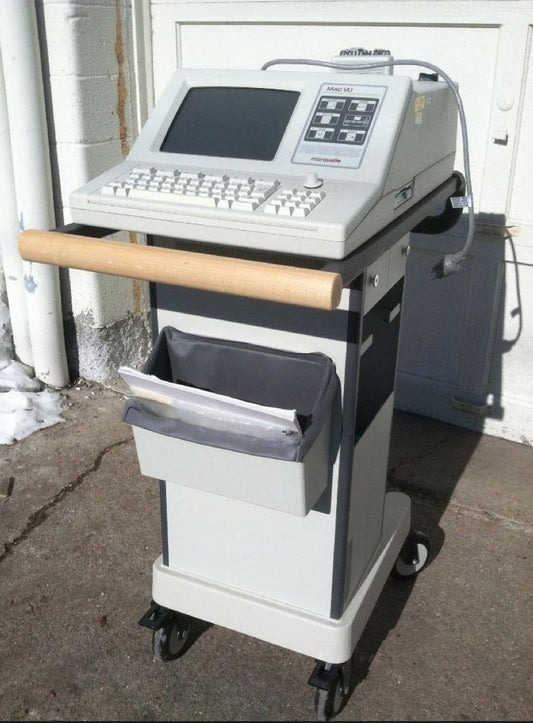 MARQUETTE MAC VU EKG EKG ECG Machine - 12LEAD INTERPRETIVE with MANUAL