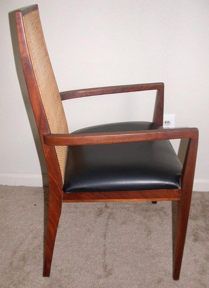 6 MILO BAUGHMAN DILLINGHAM RATTAM CHAIRS MODERN DESIGN