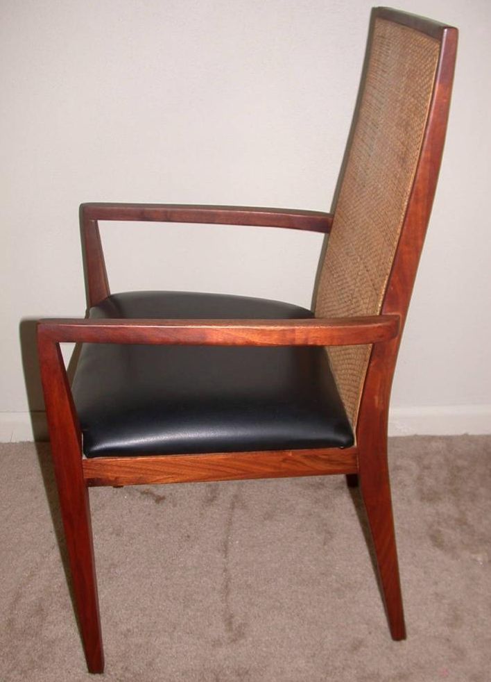 6 MILO BAUGHMAN DILLINGHAM RATTAM CHAIRS MODERN DESIGN