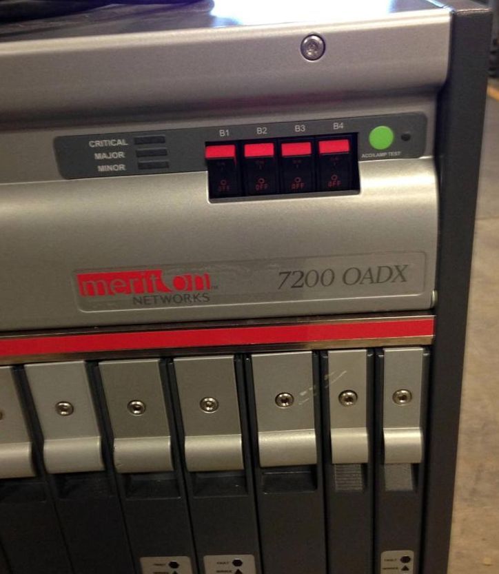MERITON NETWORKS 7200 OADX Optical Add/Drop Switch ROADM & Optical Cross-Connect