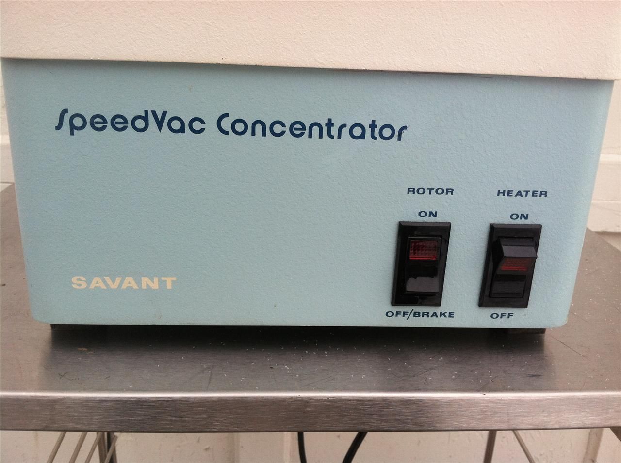 SPEED VAC CONCENTRATOR SAVANT SVC 100H Centrifugal Evaporator w/ RH40-12 Rotor