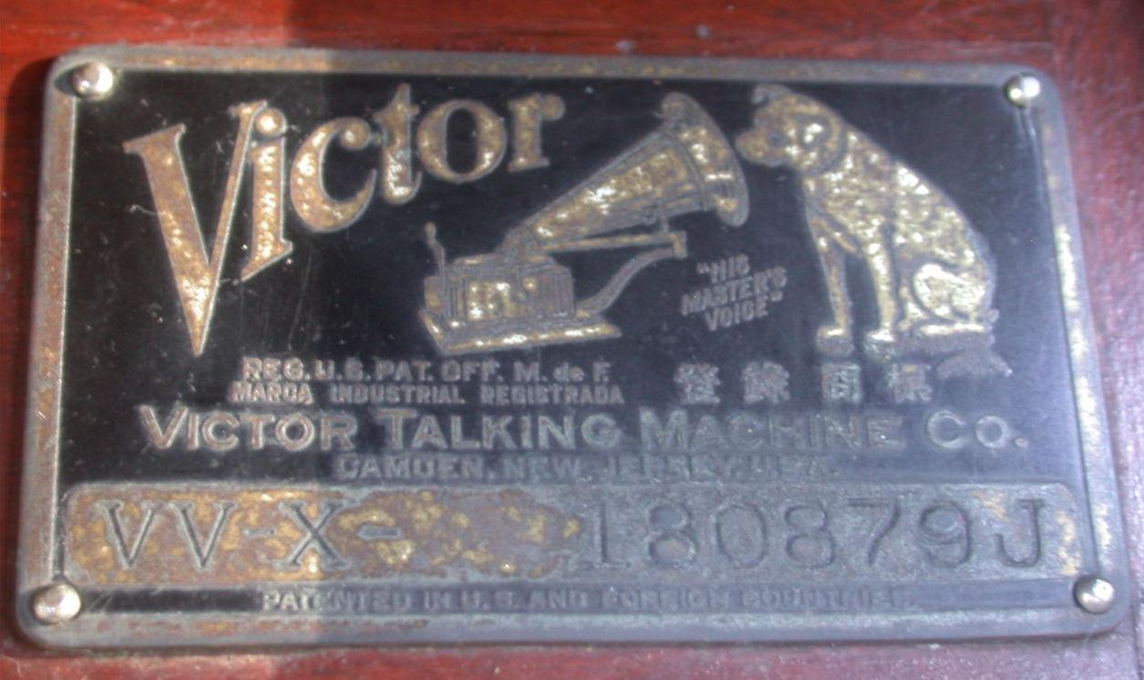 1916 Victrola Victor Phonograph Mahogany Talking Machine VV-X 180879J record pla