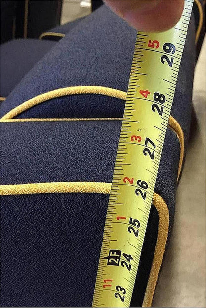 VINTAGE JACK CARTWRIGHT MODULAR 3 SECTIONAL FABRIC SOFA BLUE & MAROON FREE SHIP