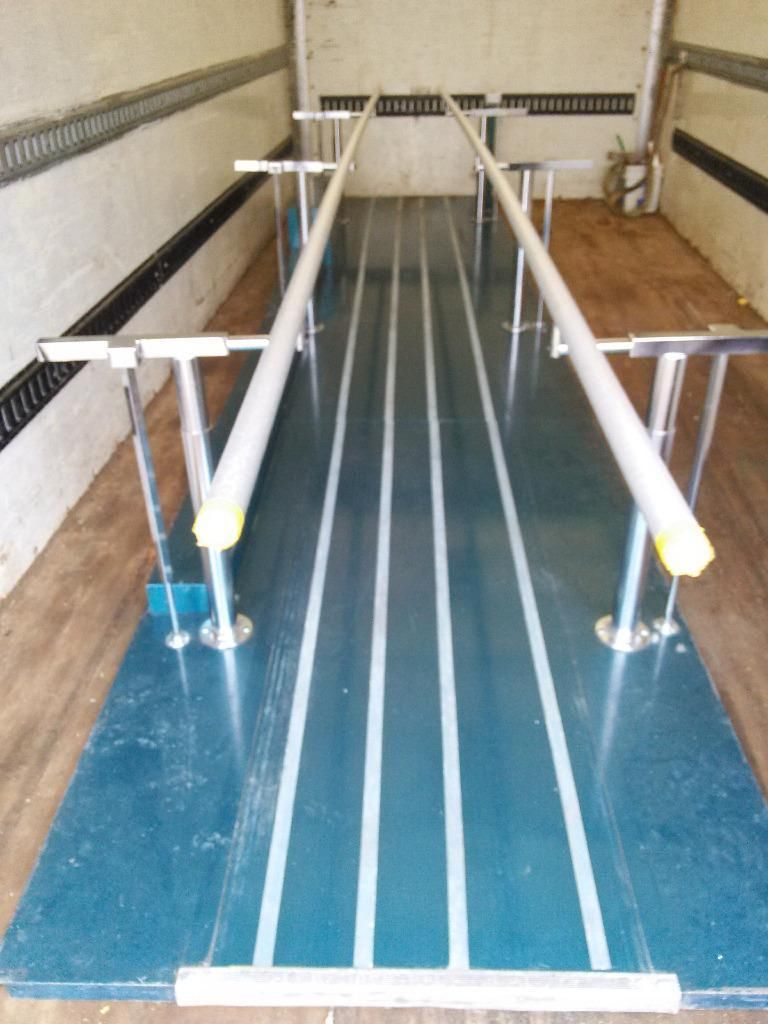 TRI W-G 112-AB PARALLEL BARS MOTORIZED POWER ADJUST WIDTH & HEIGHT Steel 18 FEET