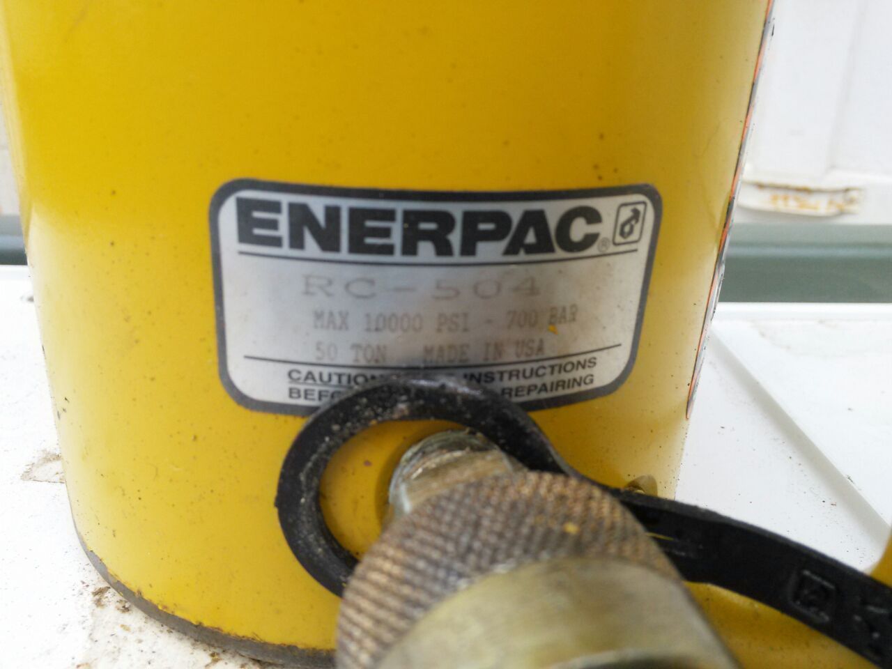 Enerpac RC 504 Single Acting Steel Hydraulic Cylinder 50 Ton Capacity PERFECT CO