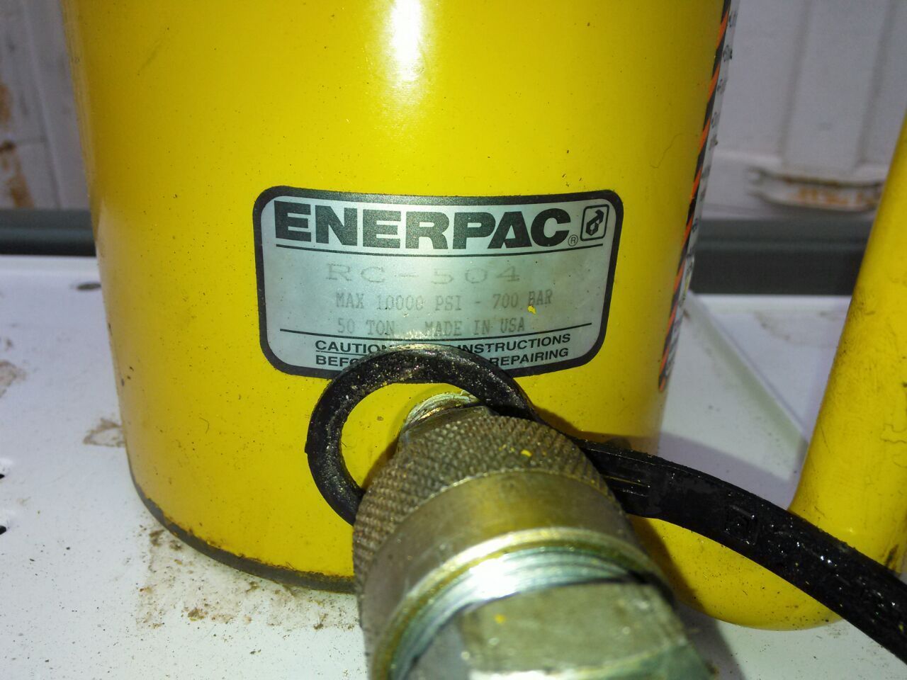 Enerpac RC 504 Single Acting Steel Hydraulic Cylinder 50 Ton Capacity PERFECT CO